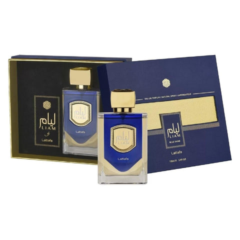 Lattafa Liam Blue Shine parfum unisexe eau de parfum 100ml