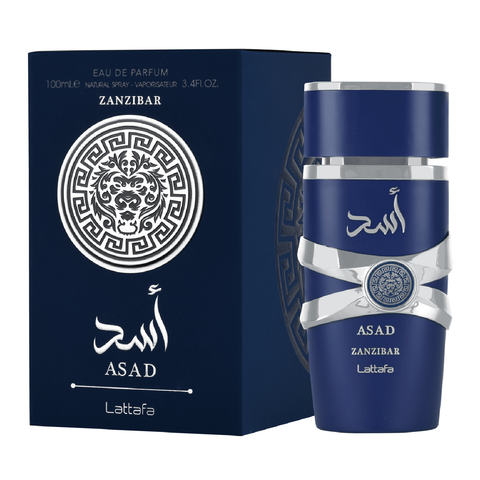 Lattafa Asad Zanzibar eau de parfum 100ml parfum tropical