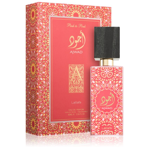 Ajwad Pink to Pink Lattafa Eau de Parfum 60ML floral fruité