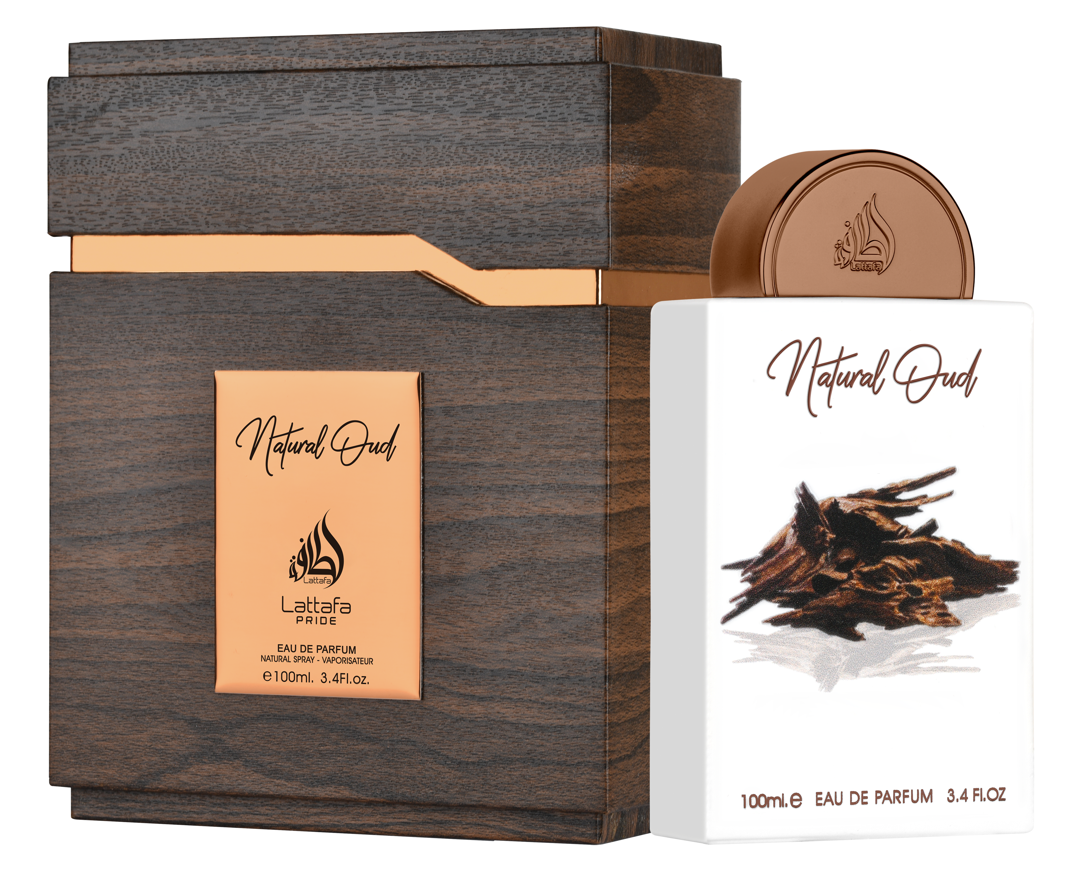 Lattafa Pride Natural Oud Eau de Parfum 100ML Boisé
