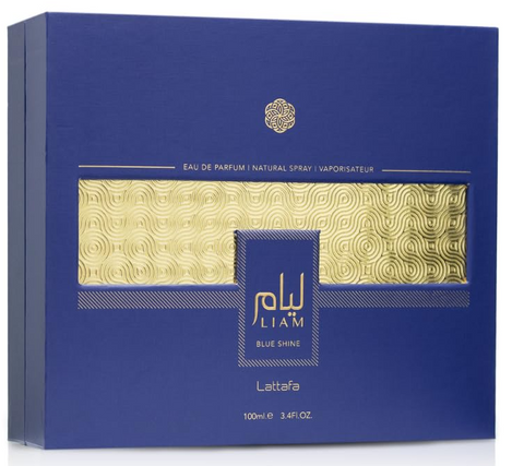 Lattafa Liam Blue Shine parfum unisexe eau de parfum 100ml