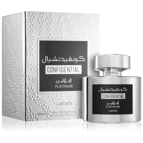 Lattafa Confidential Platinum Eau de Parfum 100ml homme
