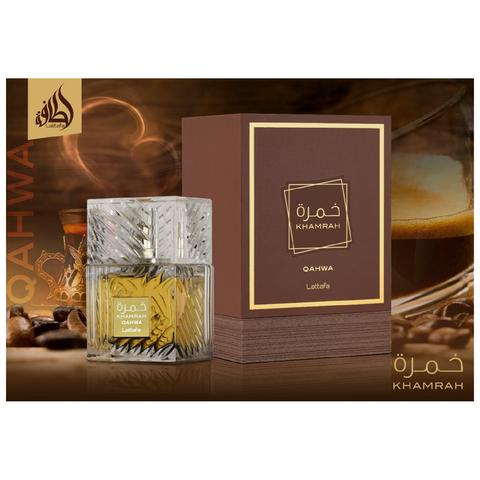 Lattafa Khamrah Qahwa parfum unisexe longue durée 100ML