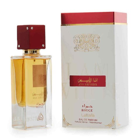 Lattafa Ana Abiyedh Rouge perfume unisex woody spicy 60ML