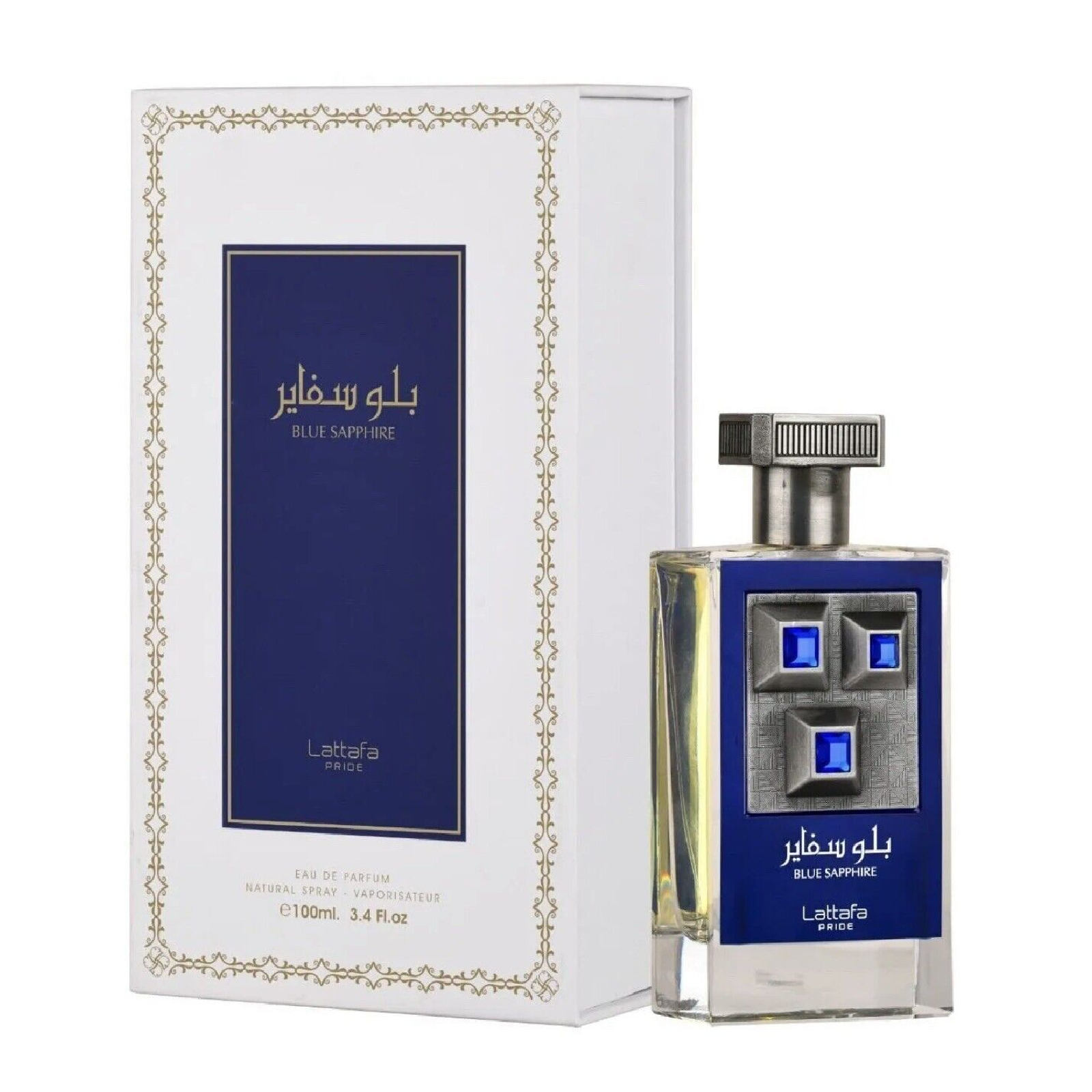 Lattafa - Pride Blue Sapphire Eau de Parfum Boisé 100ML