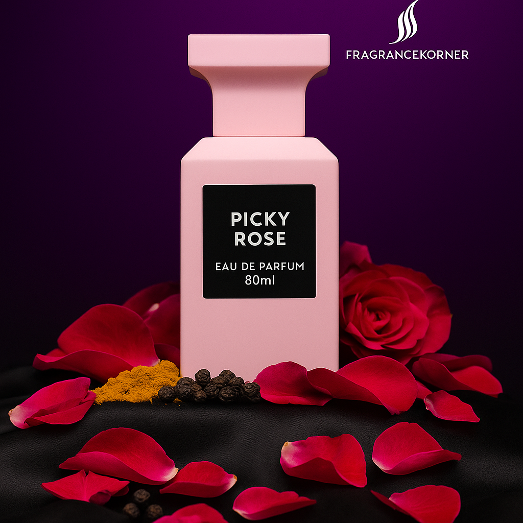 Flacon eau de parfum rose femme longue tenue 100ML