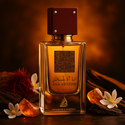 Lattafa Ana Abiyedh Rouge perfume unisex woody spicy 60ML