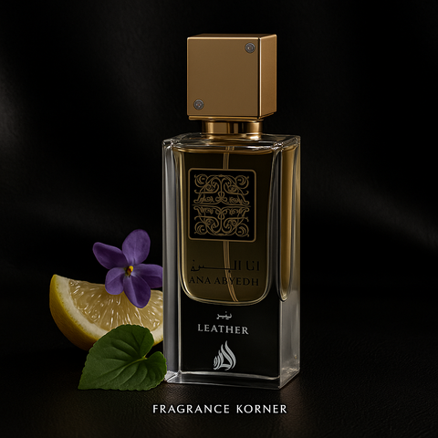 Lattafa Ana Abiyedh Leather unisex leather perfume 100ML