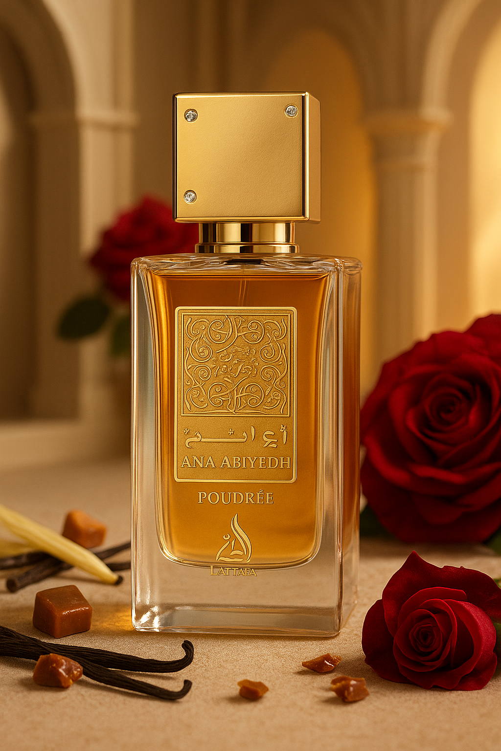 Lattafa Ana Abiyedh Poudrée parfum femme 100ml poudré