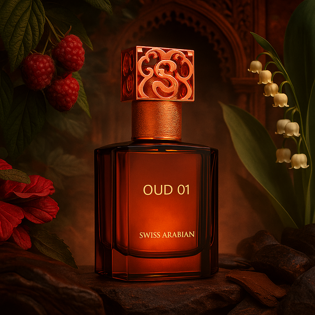 Flacon parfum Swiss Arabian OUD 01 satin oud baroque 50ML