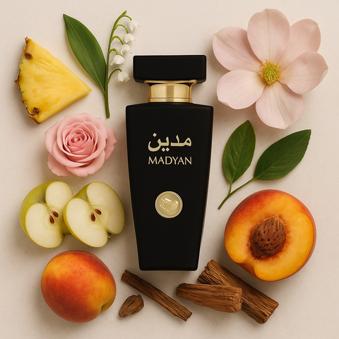 Parfum fruité floral unisexe Madyan Oudi 100ml