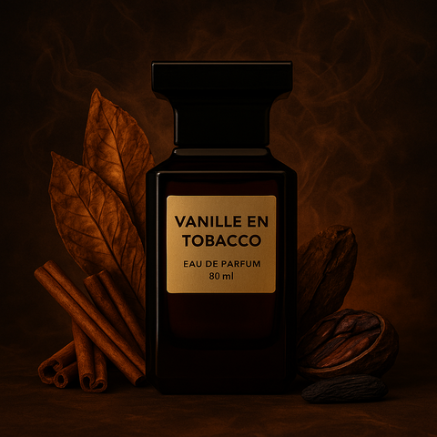 Vanille tabac parfum épicé boisé unisexe 80ML flacon luxe
