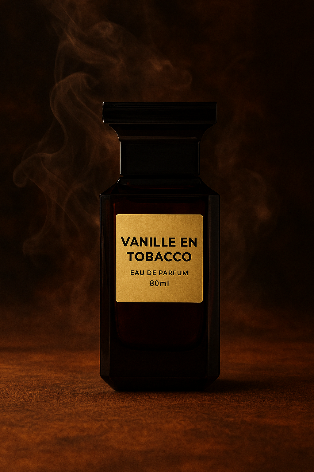 Vanille tabac parfum épicé boisé unisexe 80ML flacon luxe