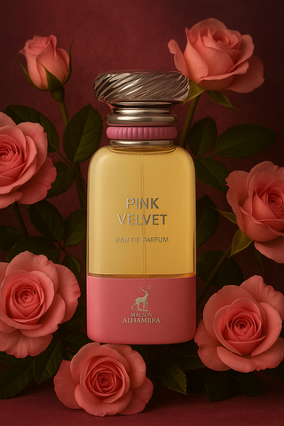 Maison Alhambra Pink Velvet – Parfum Rose Épicé 80ML