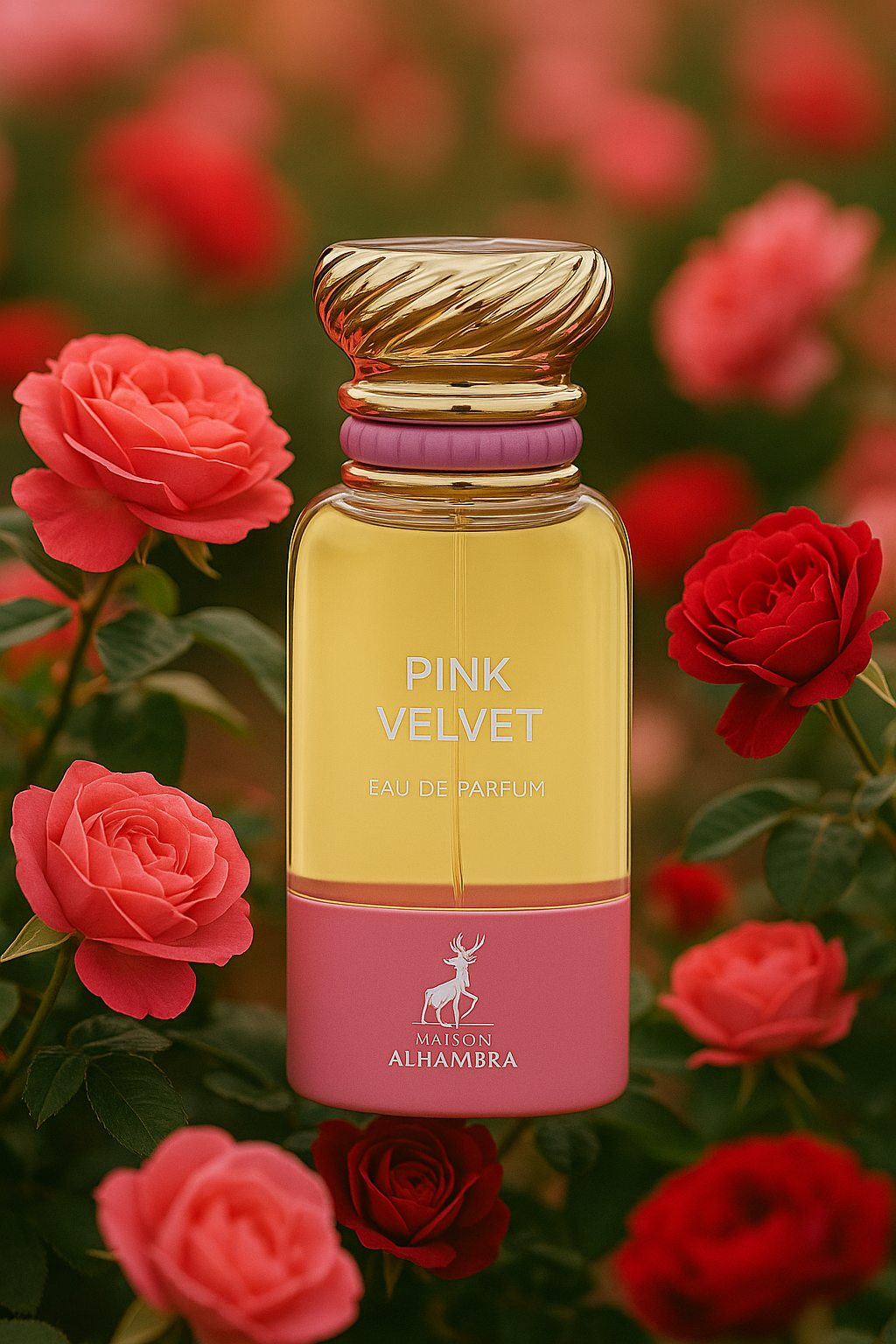Maison Alhambra Pink Velvet – Parfum Rose Épicé 80ML