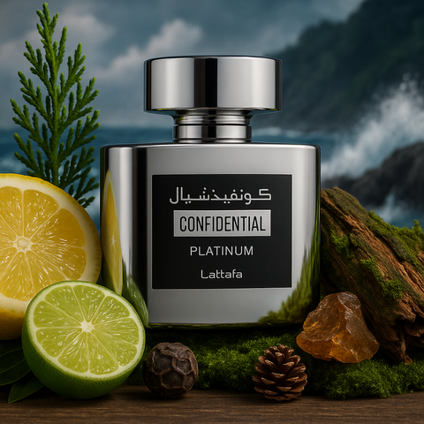 LATTAFA - Confidential Platinum Eau de Parfum 100ML