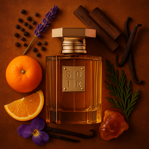 Flacon SOIR Eau de Parfum homme, boisé épicé 100ML