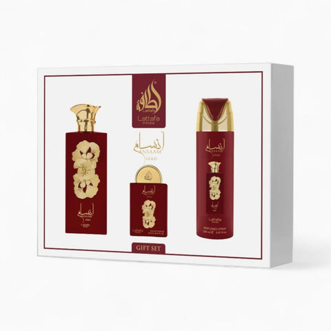 Coffret Cadeau Ansaam Eau de Parfum 3 Pièces – Lattafa Pride