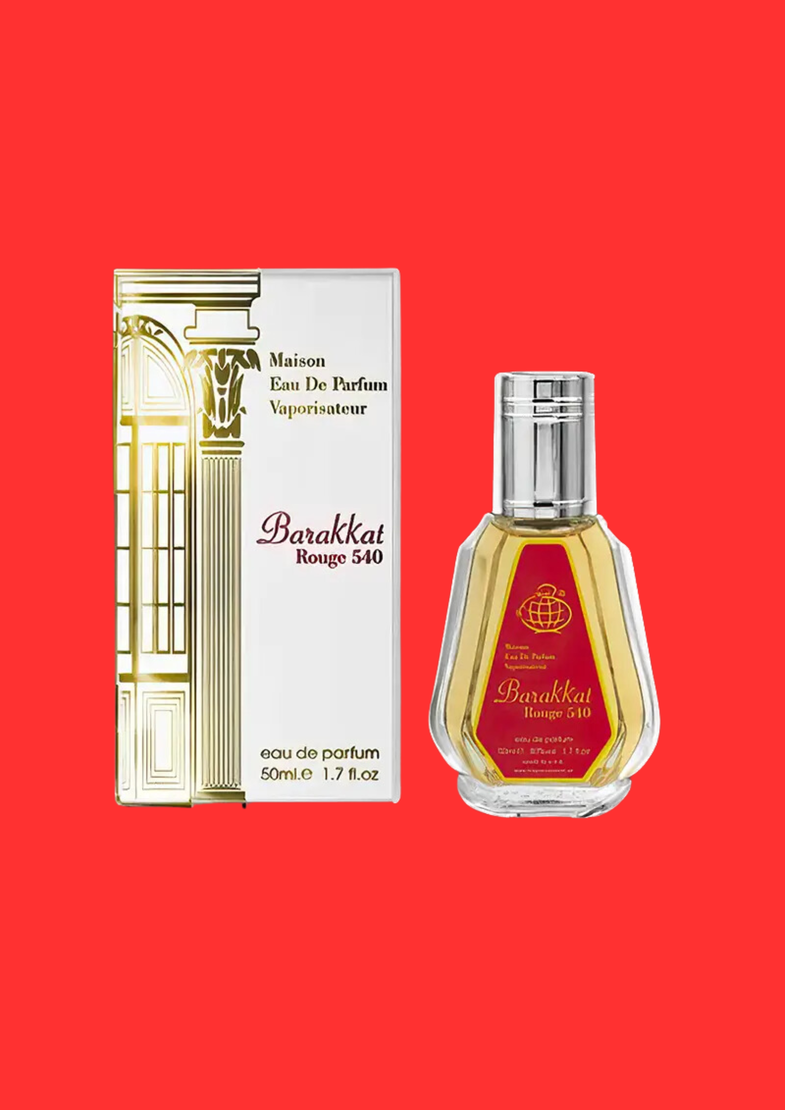 Parfum Barakkat Rouge 540 eau de parfum oriental 50ml