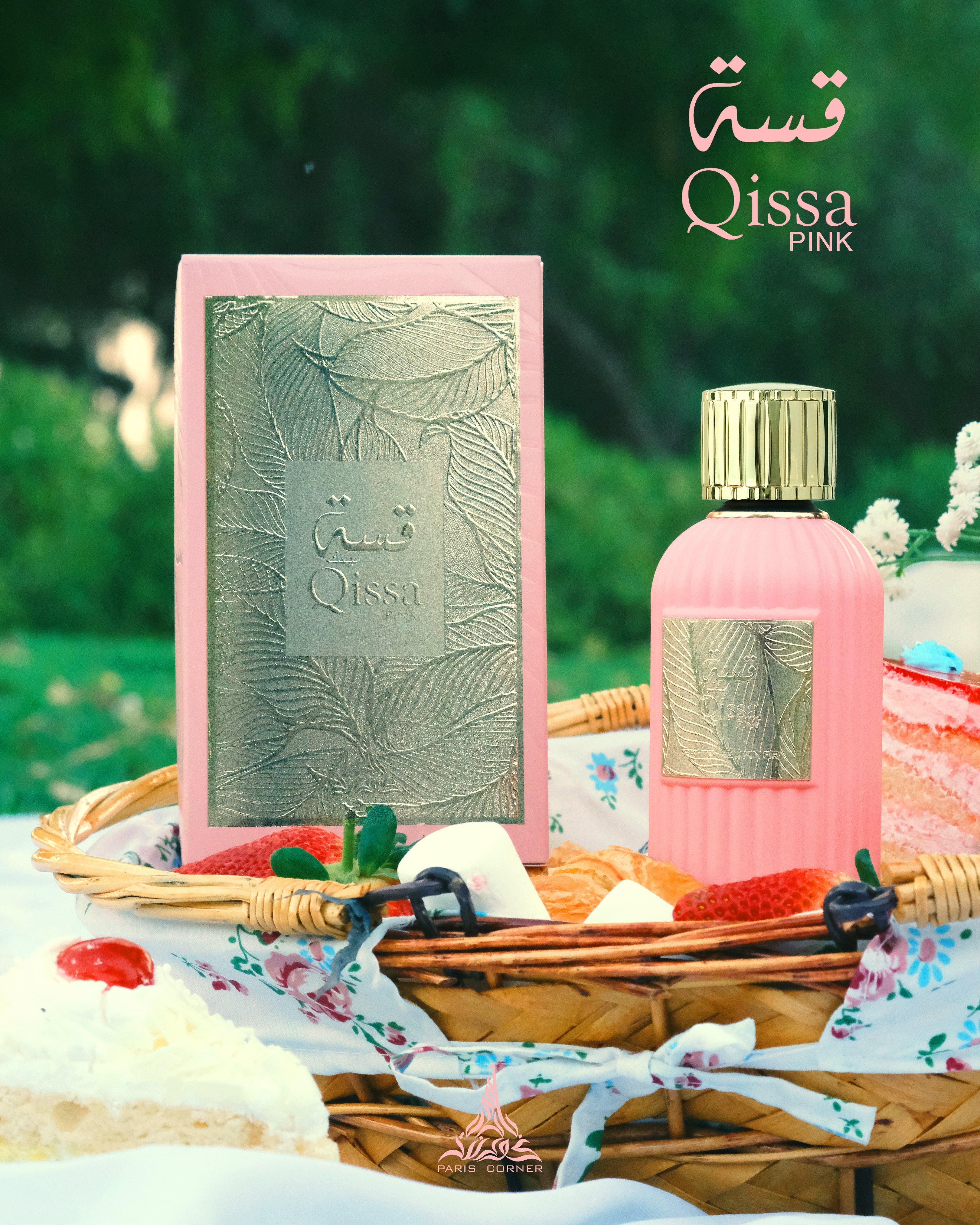 PARIS CORNER - Qissa Pink Eau de Parfum Floral Femme 100ml