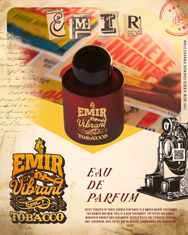 PARIS CORNER – Spicy Tobacco Emir Parfum Unisexe 100ML