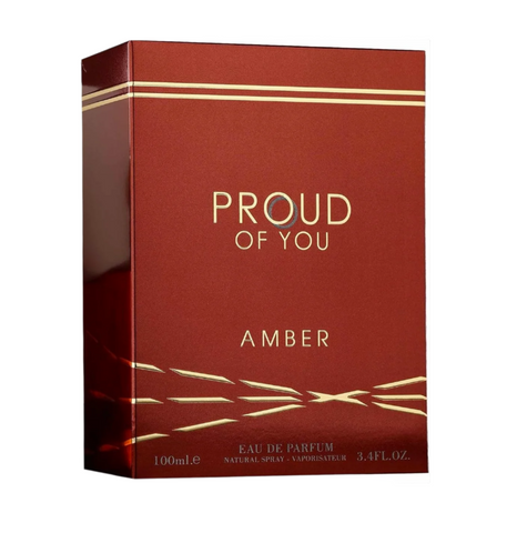 Proud of You Amber parfum sucré ambré longue tenue mixte